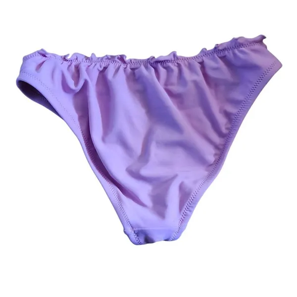 Xhilaration Lilac Ruffle Bikini Bottom Swimwear Swimming‎ Pool Beach Summer XS - Image 2