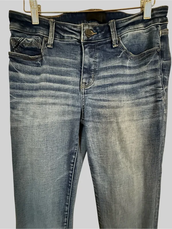 Buckle Black Fit No. 53 Straight Jeans Medium Wash Stretch Mid Rise Women’s 27 - Image 2