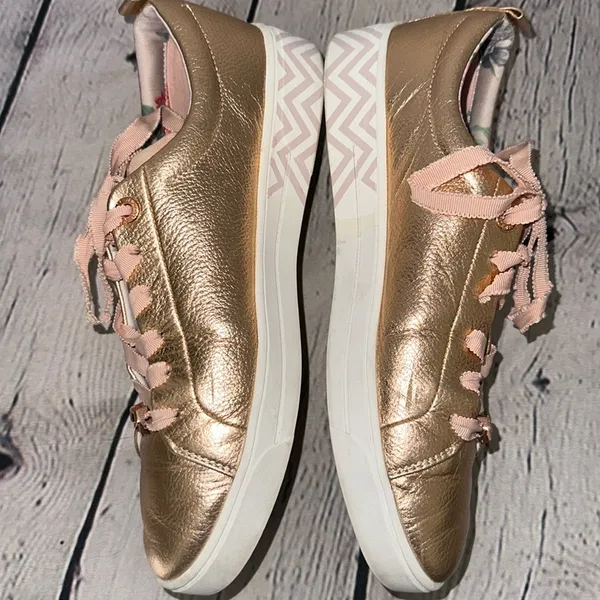 Ted Baker London Kelleip Rose Gold Sneakers - Image 5
