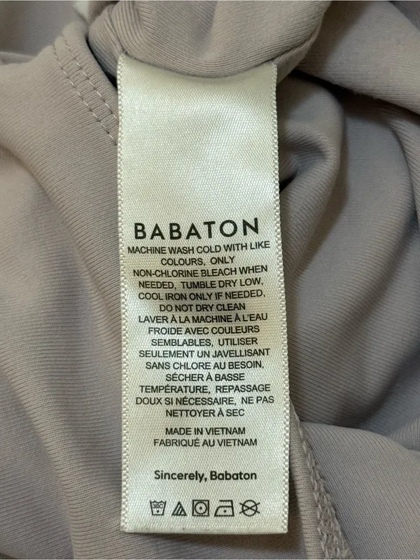Babaton Aritzia periwinkle purple bodysuit women’s size medium - Image 6
