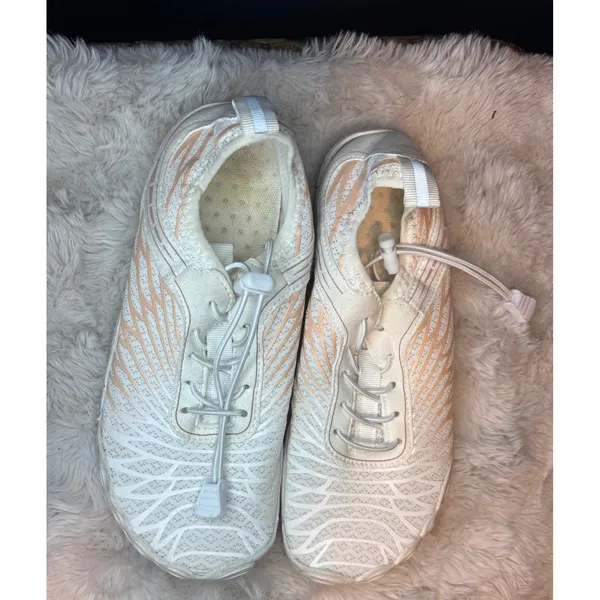 White Rose Gold Barefoot Running Shoes Minimalist Wide Toe Box Size 36 - Image 4