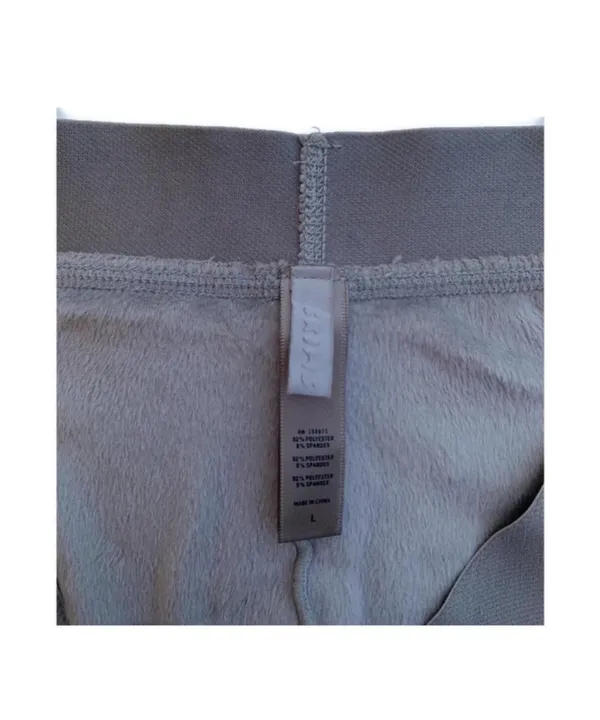 Skims Smoke Velour Bike Shorts Fitted Boxer Style Large - Image 4
