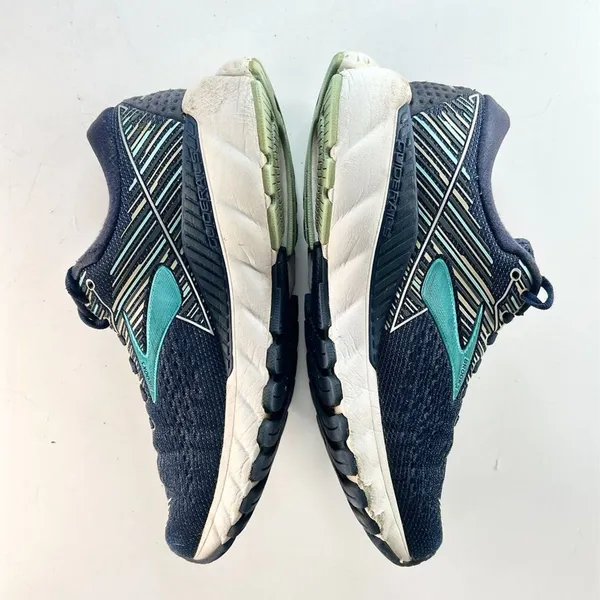 Brooks Adrenaline 19 Running Sneakers Walking Shoe Navy Blue Turquoise Women 7.5 - Image 5