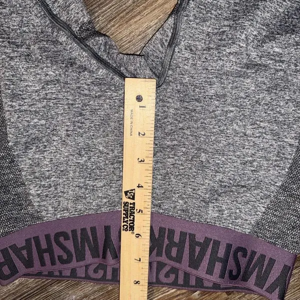 Gymshark Women’s Gray Toned Low Rise‎ Training Athletic Logo Legging Size XS - Image 5