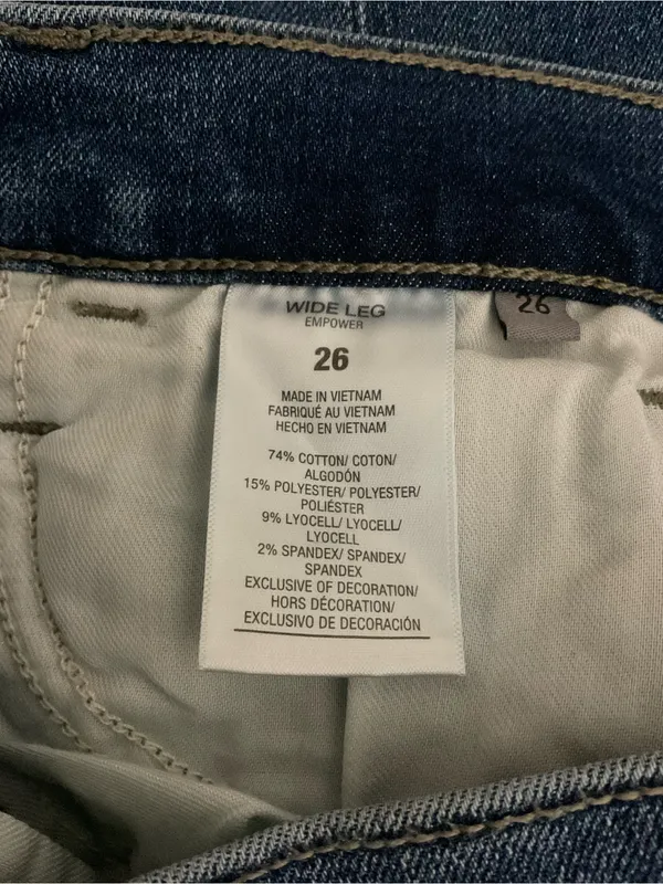 Joe’s Jeans High-Rise Wide Leg Blue Jeans size 26‎ - Image 4