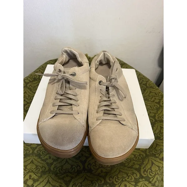 Birkenstock Bend LowGreen Khaki Suede Casual Sneakers 11.5 - Image 2