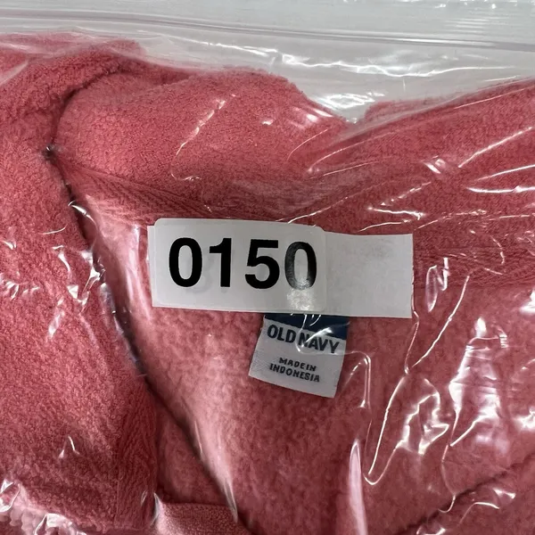 Old Navy XL Long Sleeve Half Zip‎ Oversized Textured Sweatshirt Women's Pink - Image 14