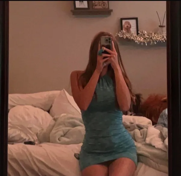 blue bodycon halter mini dress - Image 5