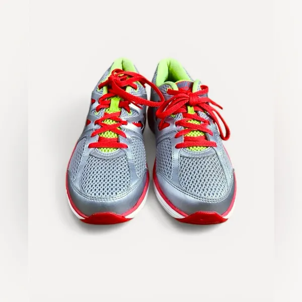 Nike Dual Fusion Running Shoes Silver Red Volt Women’s Size 8 - Image 2
