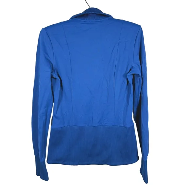 Athleta Ridge Full Zip Jacket Size Small Blue Athletic Hiking Outdoor Sporty - Image 3