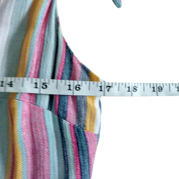 Showpo. Aussi Striped Button Down Tie Strap Summer Beach Lined Dress - Image 7