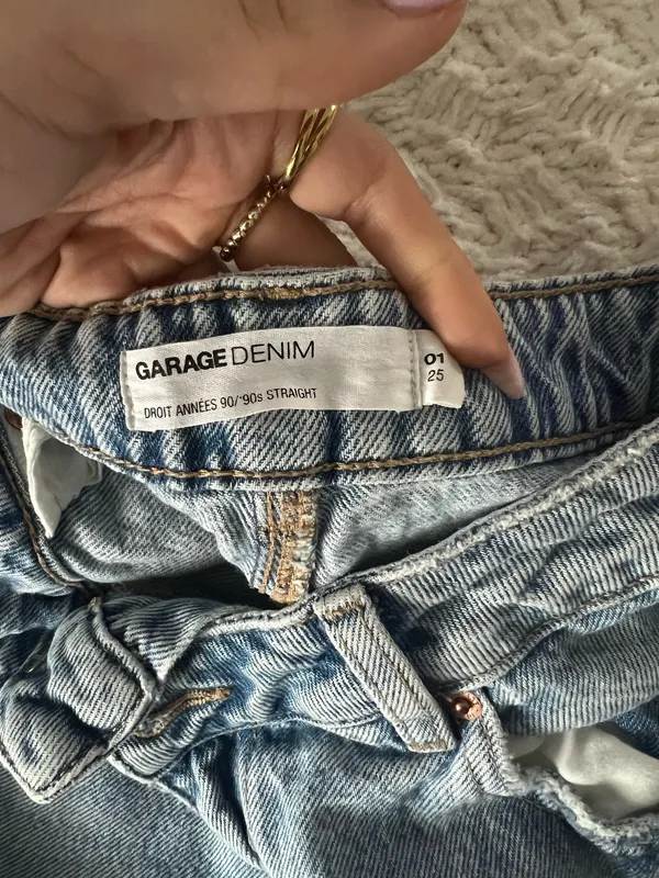Garage Blue Straight Jeans - Image 3