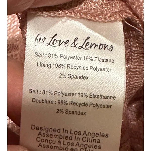 For Love & Lemons Shai Maxi Dress Dusty Pink Size Medium NWT Feminine Romantic - Image 15
