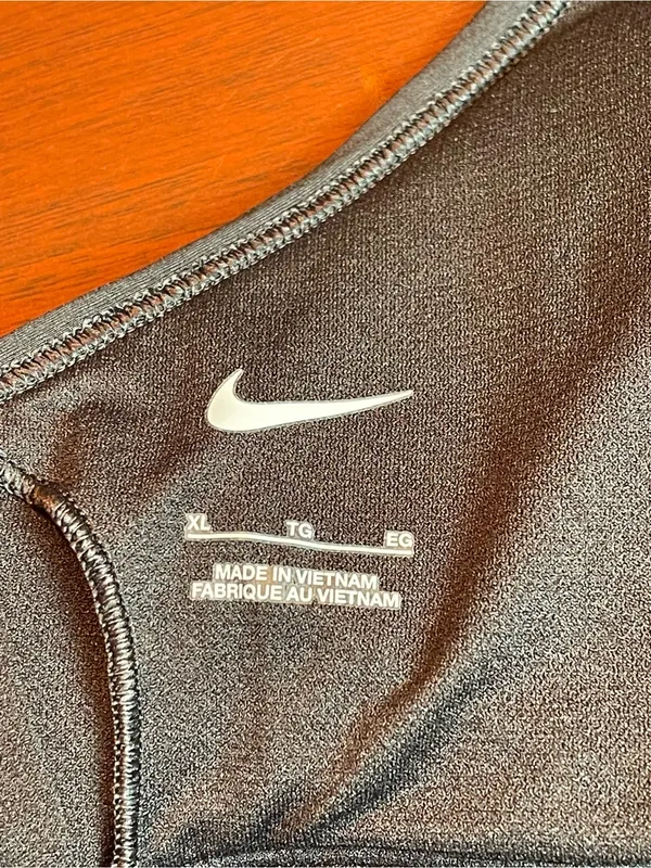 Nike Women's Mesh Inset One-Piece Swimsuit Black Tummy control Sz XL - Image 12