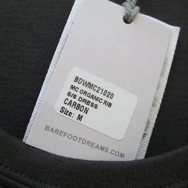NWT Barefoot Dreams Malibu Collection Organic Cotton Ribbed Dress - Image 7