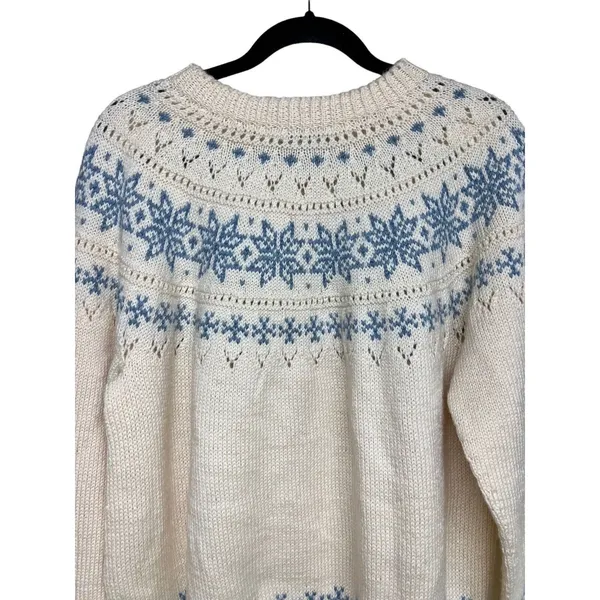 Dale of Norway Vintage Wool Nordic Faire Isle Button Down Cardigan Size Medium‎ - Image 4