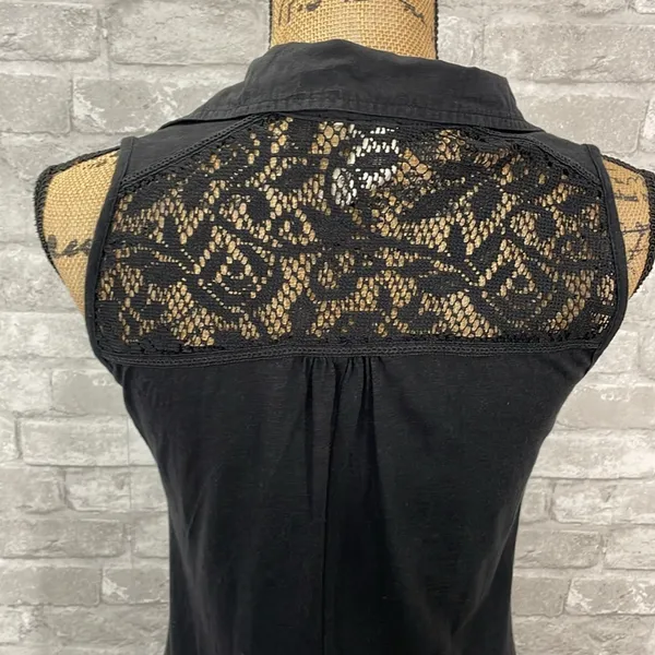 Aventura Black Lack Back Sleeveless Dress - Image 5