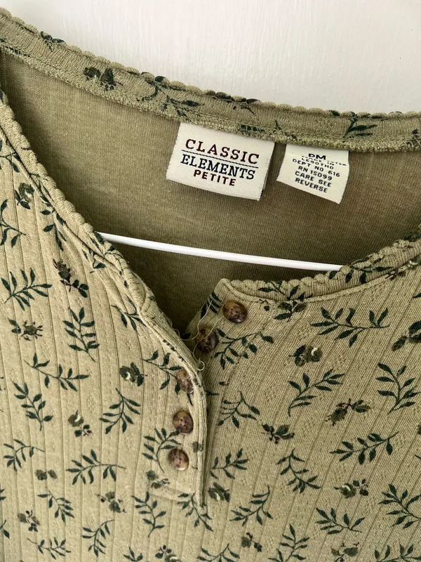 Casual t shirt Green Size M - Image 3