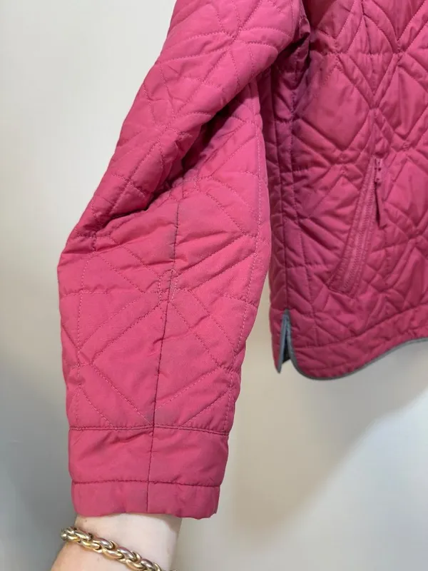 Talbots Quilted Barn Utility Chore Jacket Preppy Coastal Soft Girl Textured SP - Image 8
