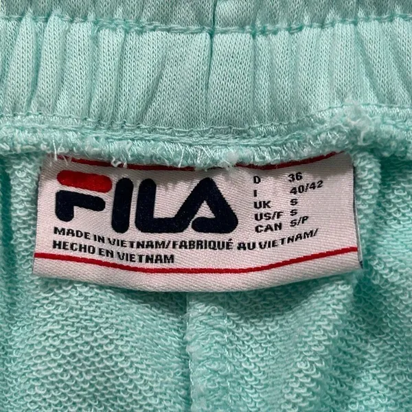 FILA Women’s Small Mint Green Jogger Sweatpants - Image 3