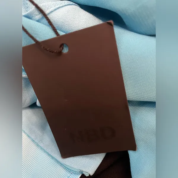 Revolve NBD Viviana Mini Dress in Aqua Blue - Image 3