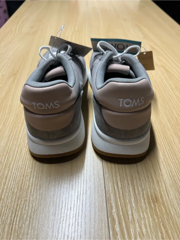TOMS TRVL LITE Retro Water Repellent Grey Sneakers Women’s 9.5 NWT - Image 7
