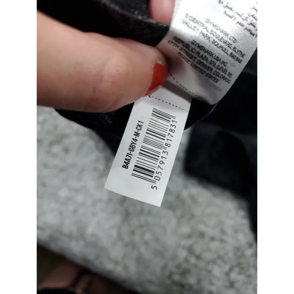 Gymshark Adapt Animal Seamless Leggings Urban Grey Black Women's Size Medium - Image 5