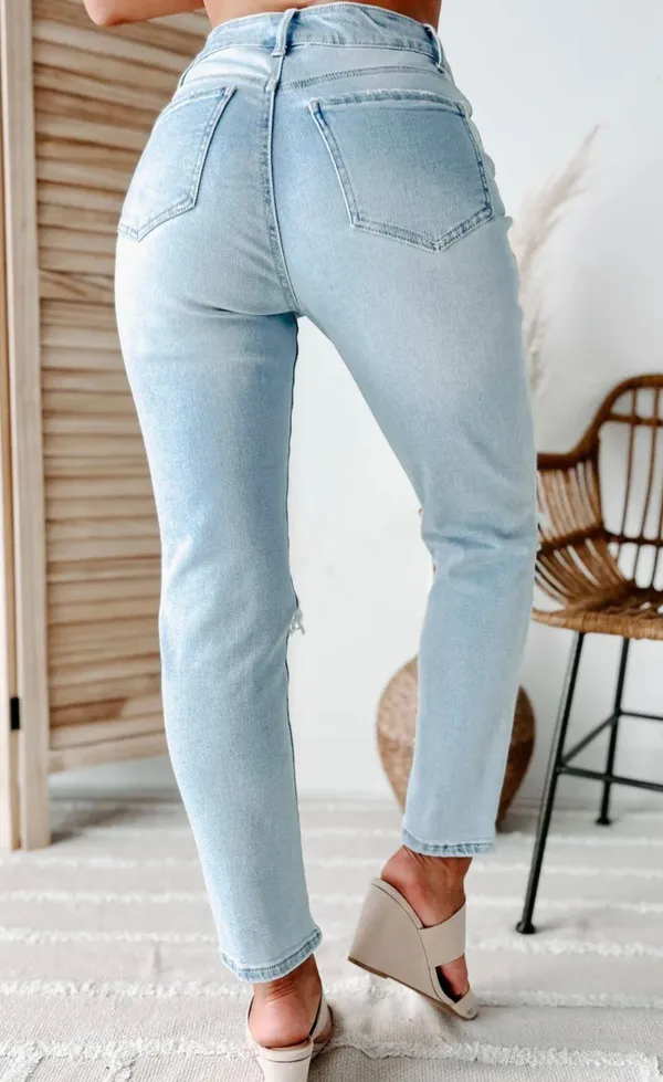 NanaMacs High Rise Mom Jeans - Image 2