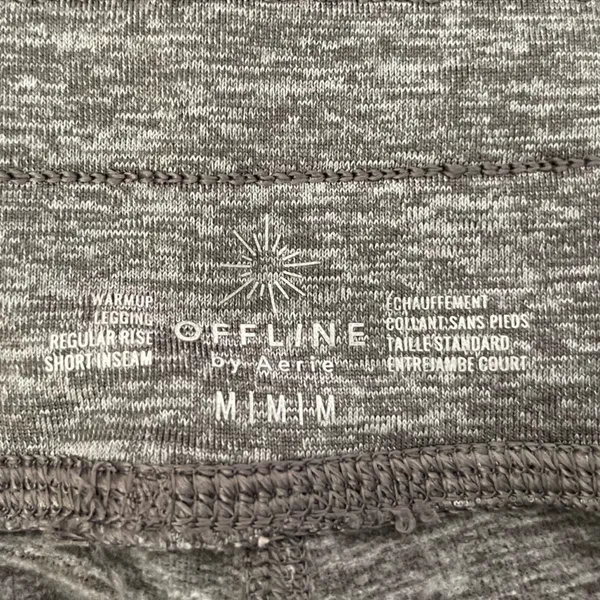 Women’s Offline by Aerie Regular Rise Short Inseam Warmup Legging Heather Gray M - Image 8