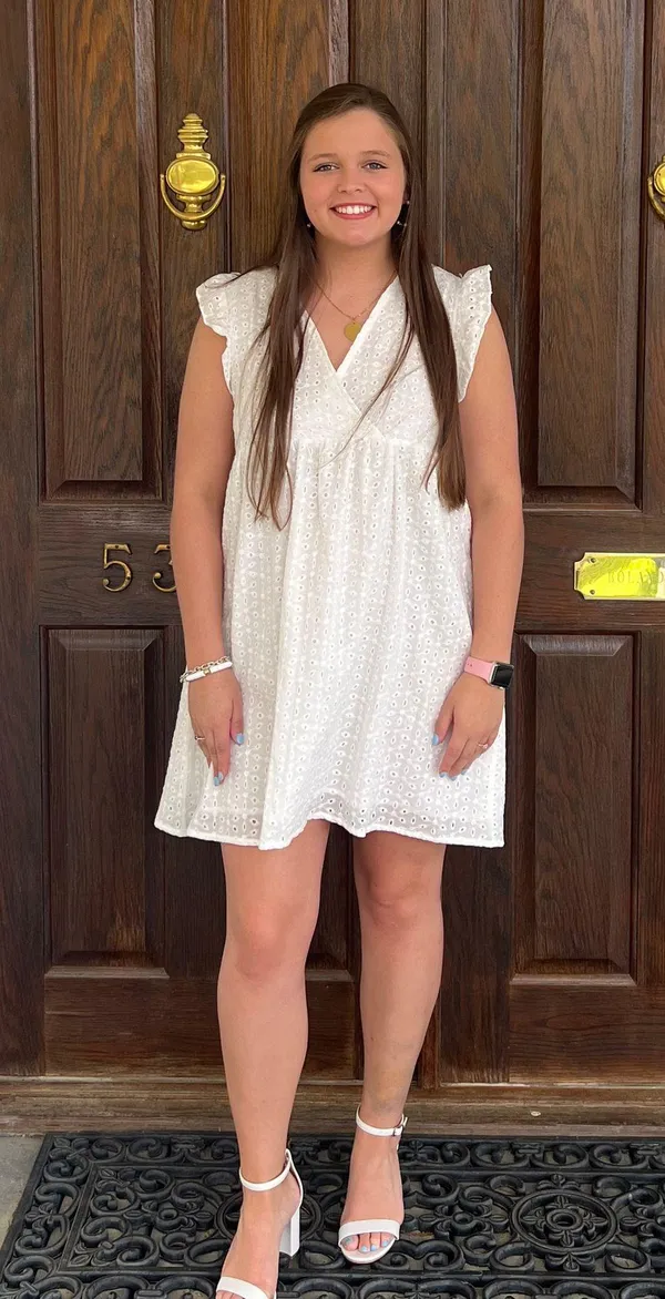 White Dress Size M - Image 4