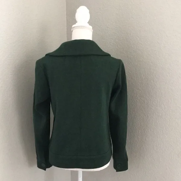 CAbi Love Carol Green Sweater Pea Coat - Image 5