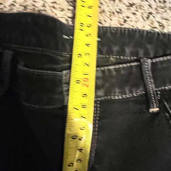 Elie Tahari Black Slim Fit Jeans Low‎ Rise Narrow Leg Designer Denim Size 6 - Image 5