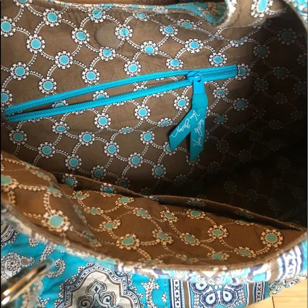VERA BRADLEY Large Hobo in Totally Turq Retired Spring 2010 - Image 4