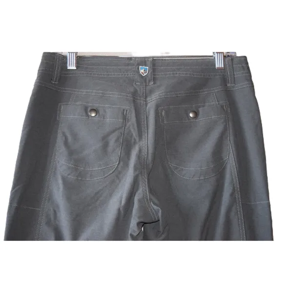 KUHL Hiking Pants Womens 6 REG Gray Excellent Straight Leg Utility Outdoor - Image 4