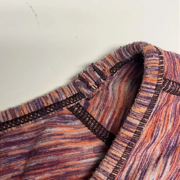 Lululemon Athletica Heather Purple Scoop Neck Long Sleeve Thumb Hole Top- Sz 10 - Image 12
