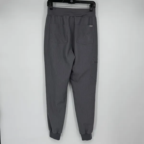 Figs Technical Collection W22SW2012 Grey Scrub Jogger Pants Small - Image 2