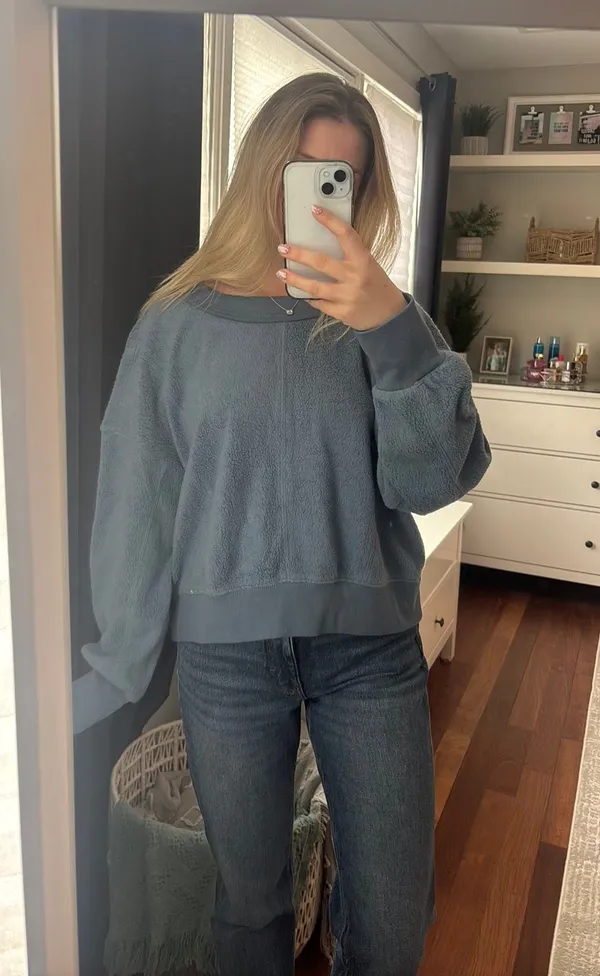 Anthropologie Fleece Sweater - Image 2