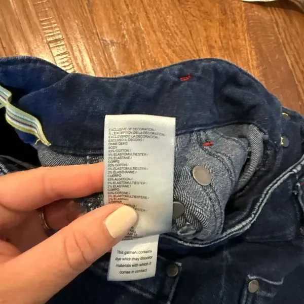 Anthropologie Maeve high rise patch pocket slim straight jeans 27 - Image 9