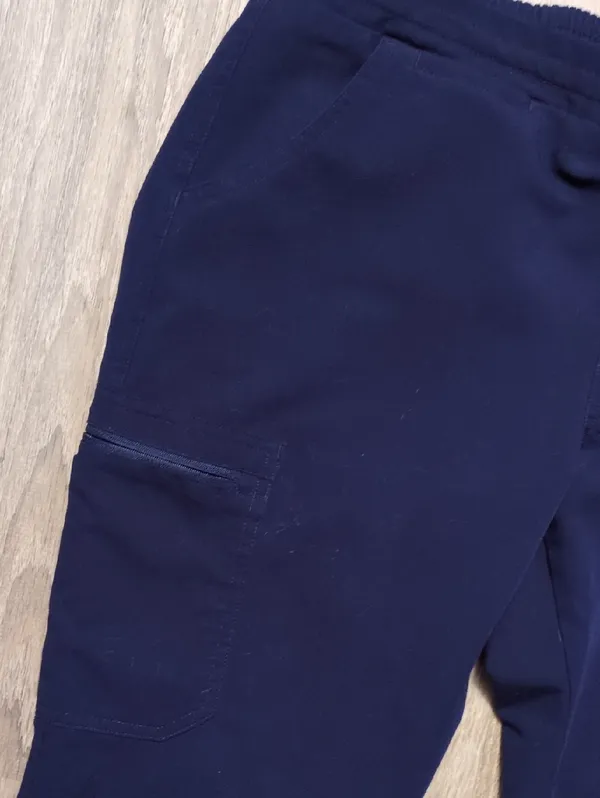Figs Navy Blue Scrub Pants Size Small - Image 5