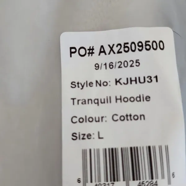 NWT Comfort Heavyweight Hoodie COTTON oversized LARGE - Image 3