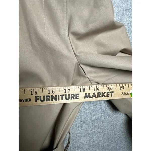 Vintage‎ 1970's Womens 10 Petite London Fog Maincoat Trenchcoat Hooded Beige - Image 10