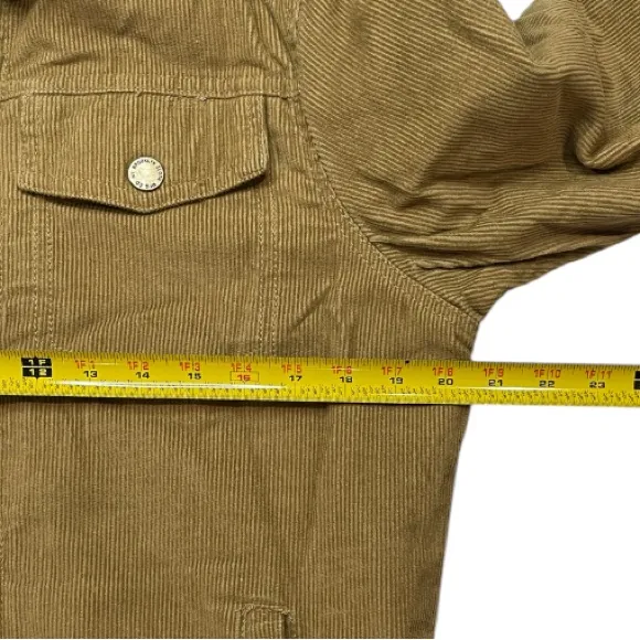 Brooklyn Cloth Corduroy Bomber Jacket with a Faux Shearling Lining - Image 5