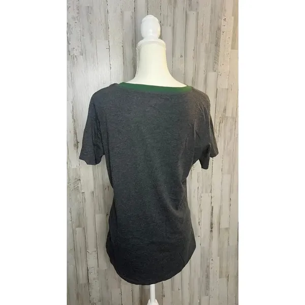 National Football League NWT New York Jets Women's Gray‎ Scoop Neck T-Shirt Size Large Short Sleeve - Image 3