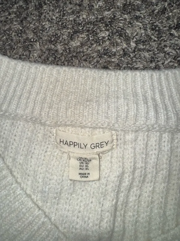 Happily Grey Cropped Long Sleeve Marshalls - Image 2