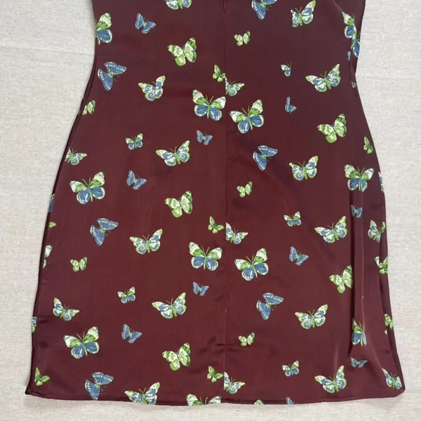 Urban Outfitters | Mallory Butterfly Mini Slip Dress | Medium - Image 5