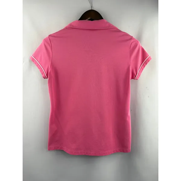 Women’s Lady Hagen Small Pink Breast Cancer Awareness Polo - Image 2