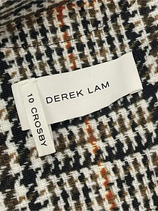 Everyday Designer 10 Crosby Derek Lam Houndstooth Double Breasted Trench Coat - Image 5