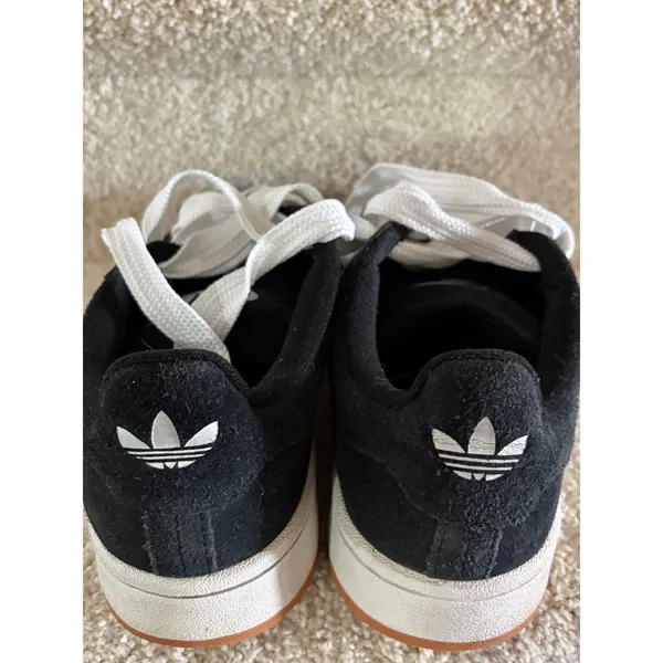 Adidas Campus Black Suede Sneakers Chunky Laces Women’s 6.5 - Image 4