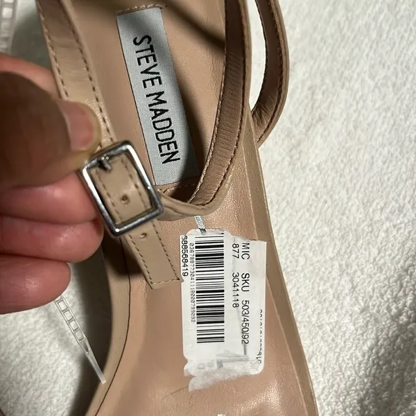 Steve Madden Women's Tan Block Heel Sandals - Image 5