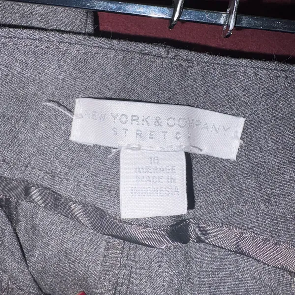 New York & Company Grey Dress Pants - Image 5